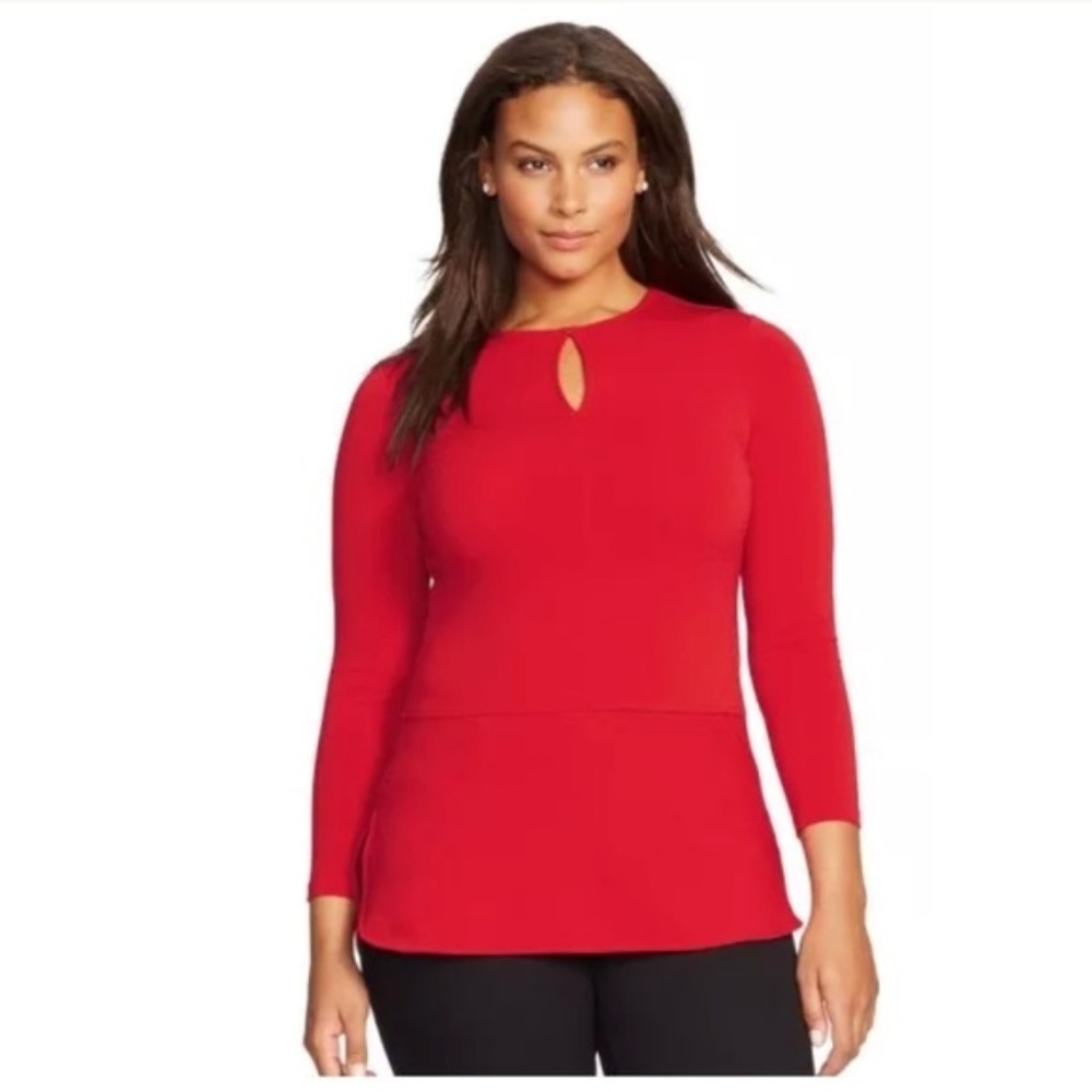 RALPH LAUREN KEYHOLE TUNIC